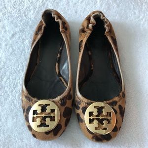 Ponyhair Tory Burch Reva Ballerina Flats